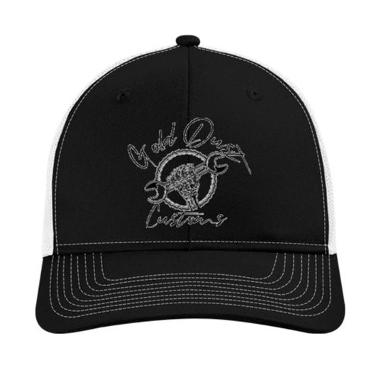 White and Black Trucker hat